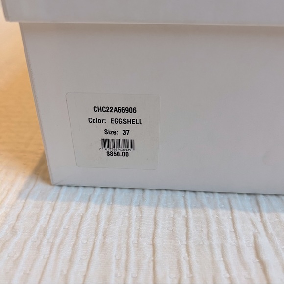 Chloe Jamie Tassel Platform Loafers in Ivory, Size 37 - Picture 12 of 15